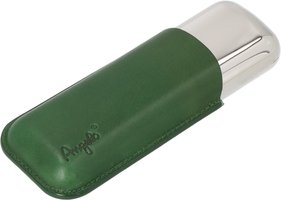 Zigarrenzubehör Etui  Angelo Leather/Metal green/chrome (812026)