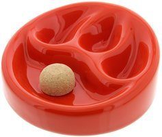 Pfeifenzubehör Aschenbecher  Guy Janot 3er Keramik rot glänzend (11081)