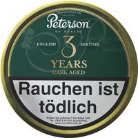 Tabak Pfeifentabak  Peterson 3 Years Cask Aged English Mixture 50g Dose