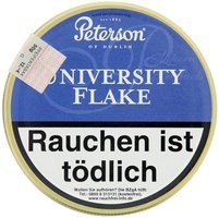 Tabak Pfeifentabak  Peterson University Flake 50g Dose