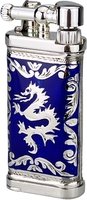Pfeifenzubehör Pfeifenfeuerzeug  Sillems Dragon Enamel royal blue (1989RB)