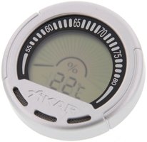 Zigarrenzubehör Humidorzubehör  Xikar Rundhygrometer silber (1834XI)