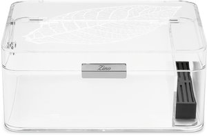 Zigarrenzubehör Humidor  Zino Acryl Klar Tabakblatt (105044)