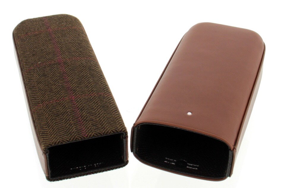 Dunhill White Spot Cigarren Etui Highland Tan/Brown 2F (HU0007H5) Detailbild