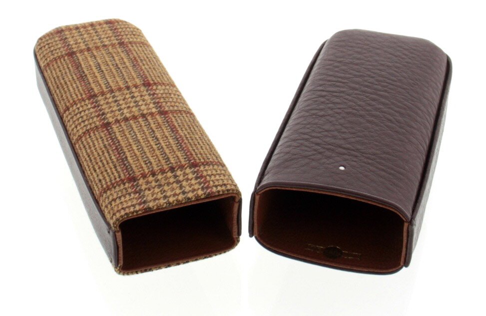 Dunhill White Spot Cigarren Etui Highland Brown 2F (HU0007H4) Detailbild