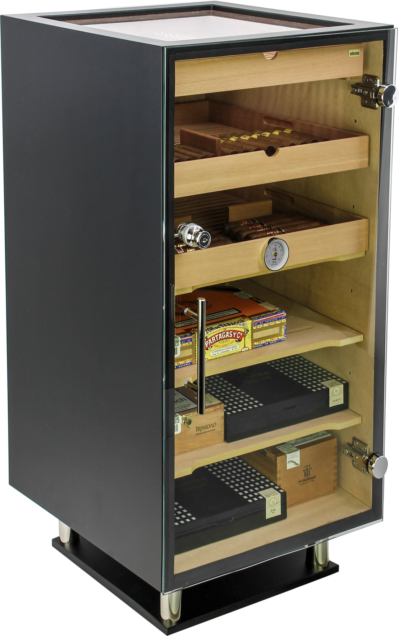 Adorini Prato Deluxe Humidorschrank für bis zu 800 Zigarren