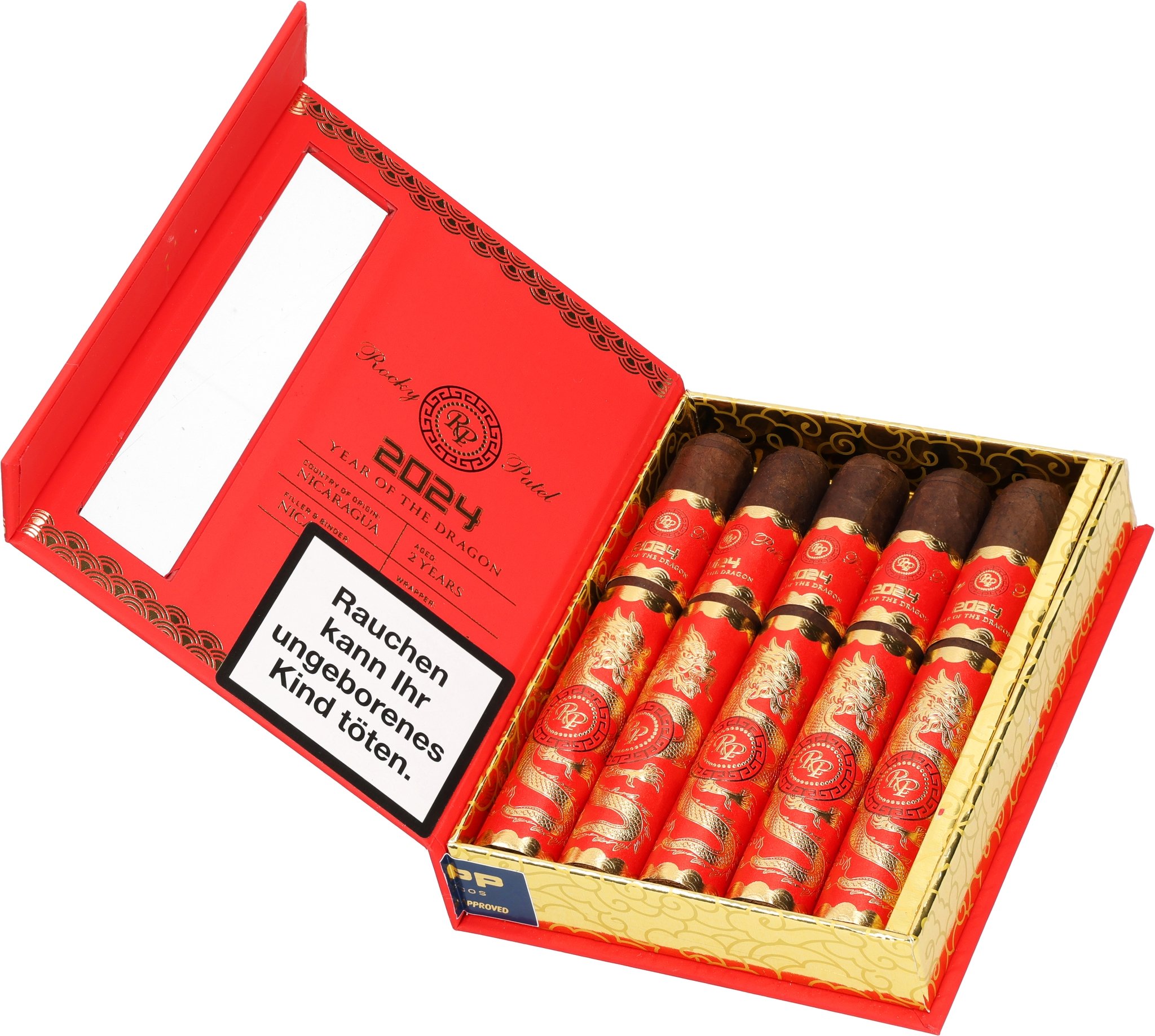 Year of the Dragon 2024 Schachtel offen liegend