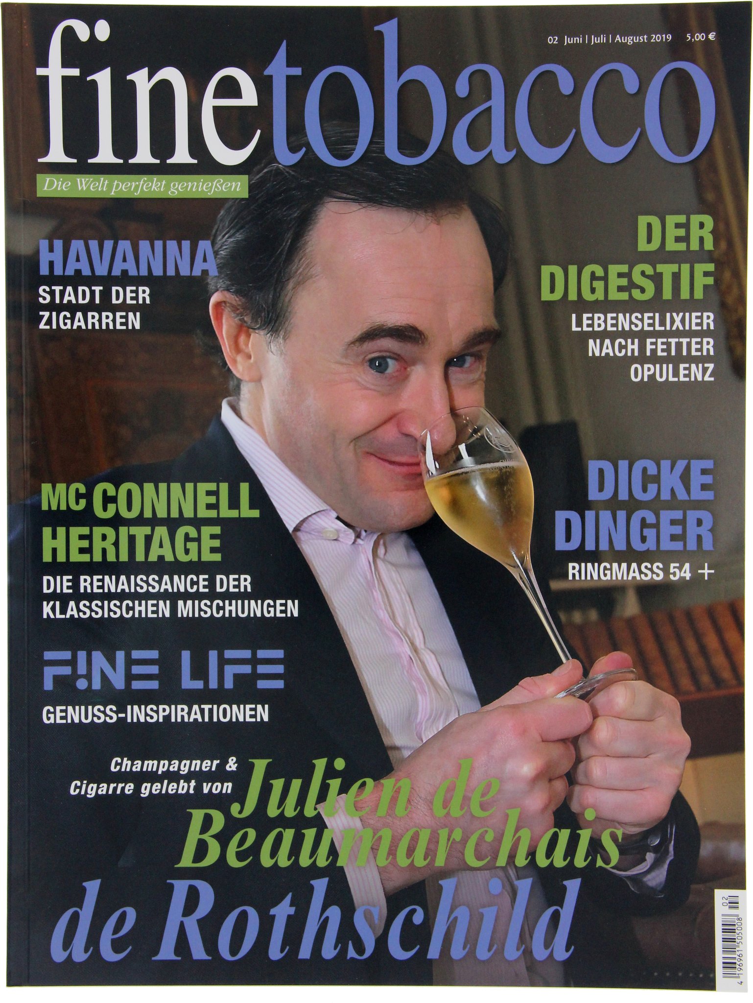 Fine Tobacco Ausgabe 02/2019 (Julien de Beaumarchais de Rothschild)