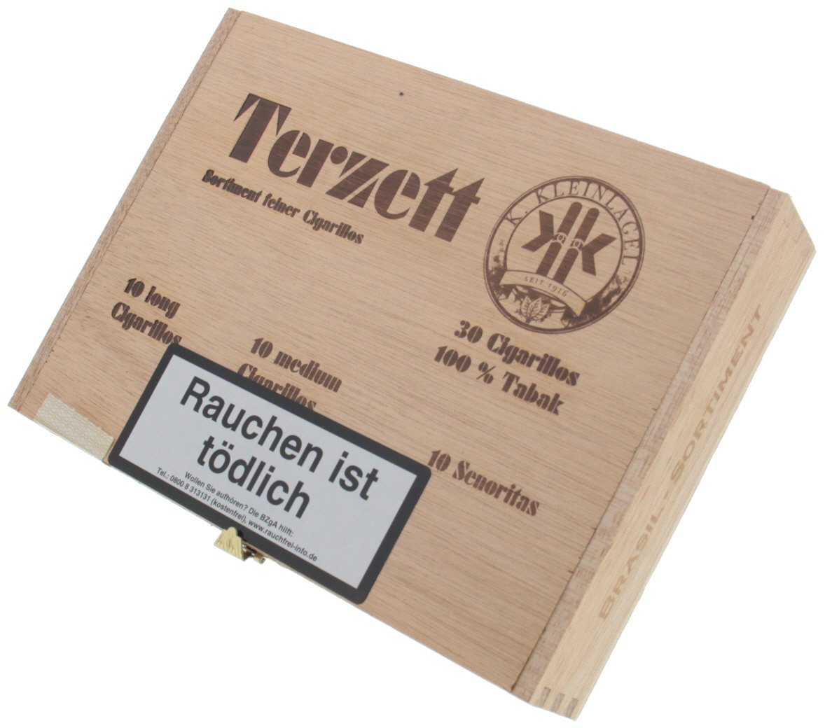 K. Kleinlagel Cigarillo-Sortiment Terzett Brasil