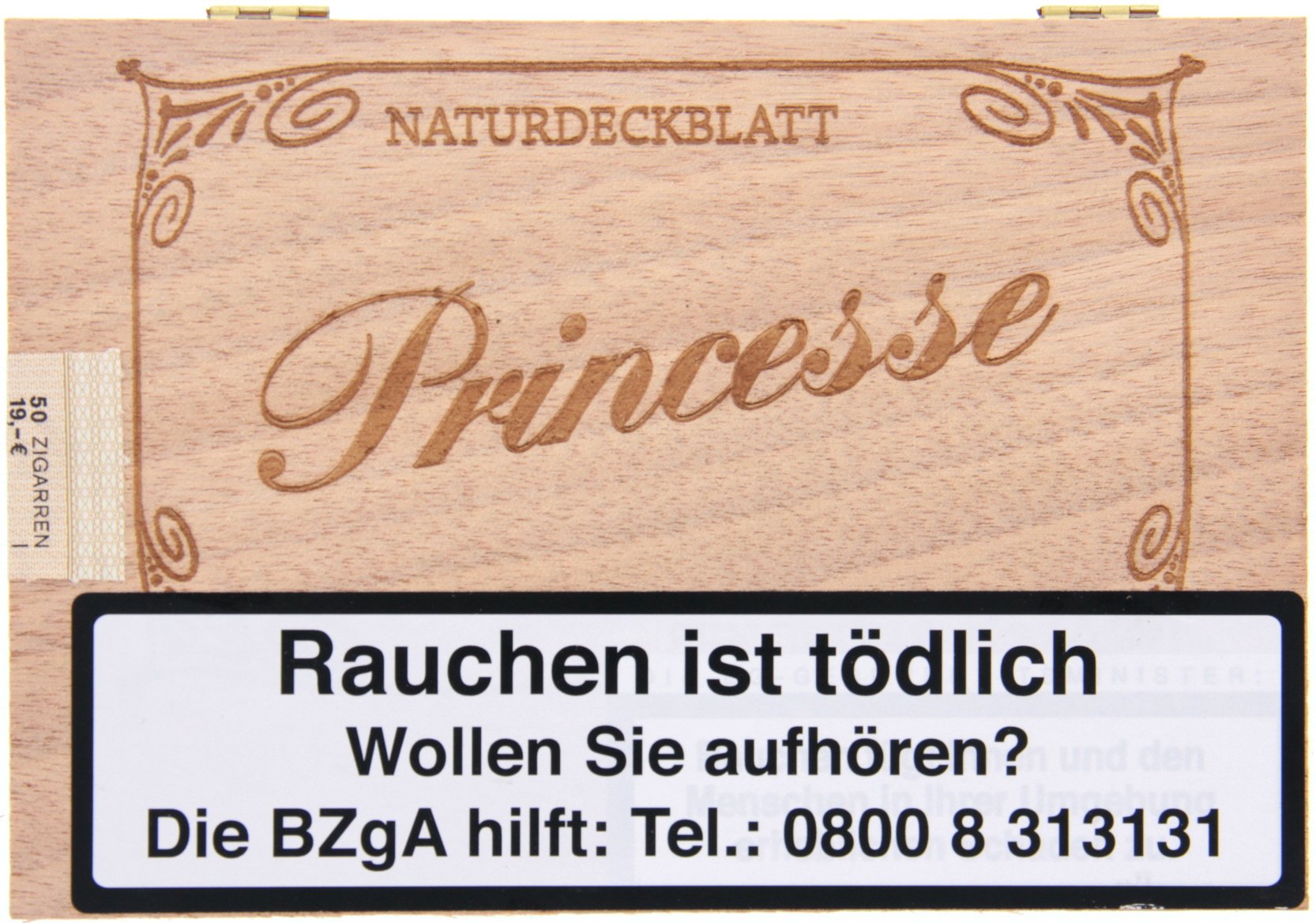 K. Kleinlagel Princesse Senoritas Sumatra Naturdeckblatt