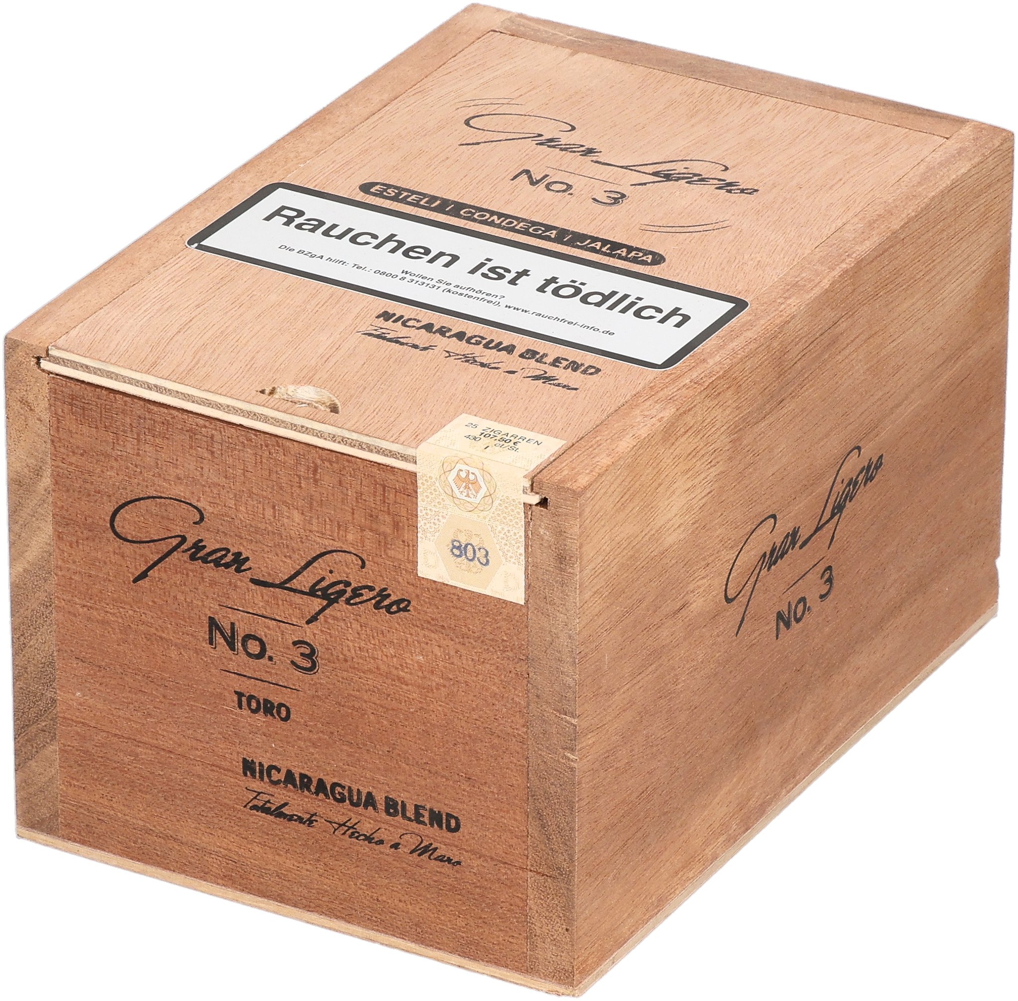 Gran Ligero No. 3 Toro_Kiste