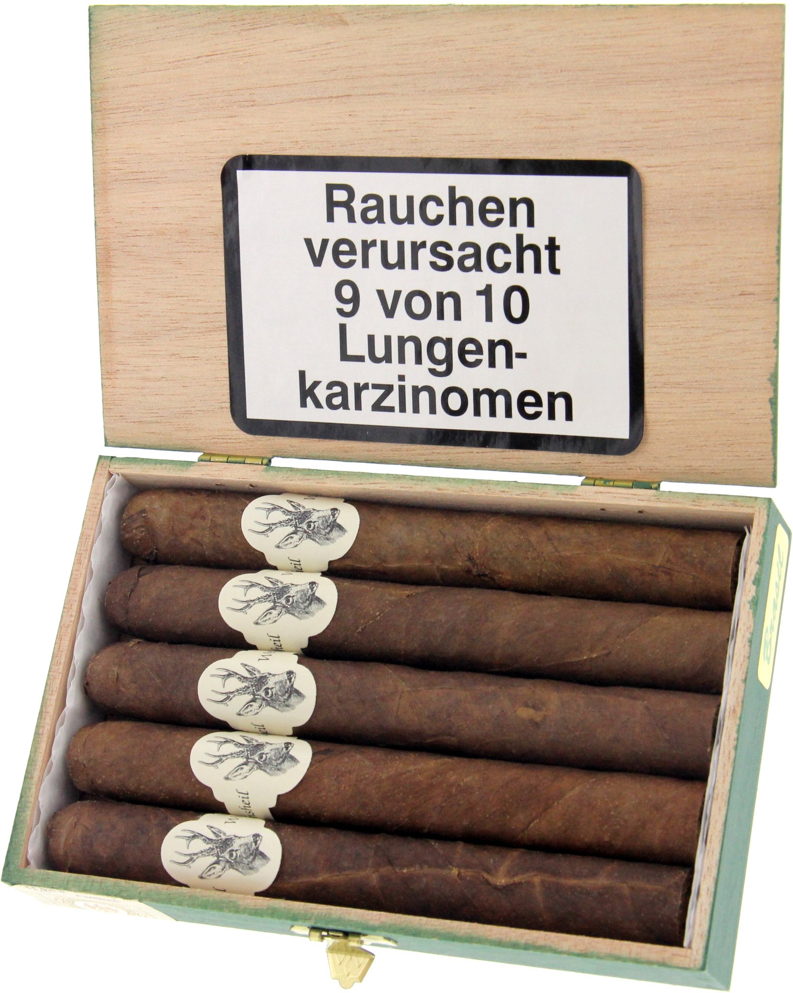 Don Stefano Weidmannsheil Corona Brasil (Rackelhahn) 5er Kiste offen