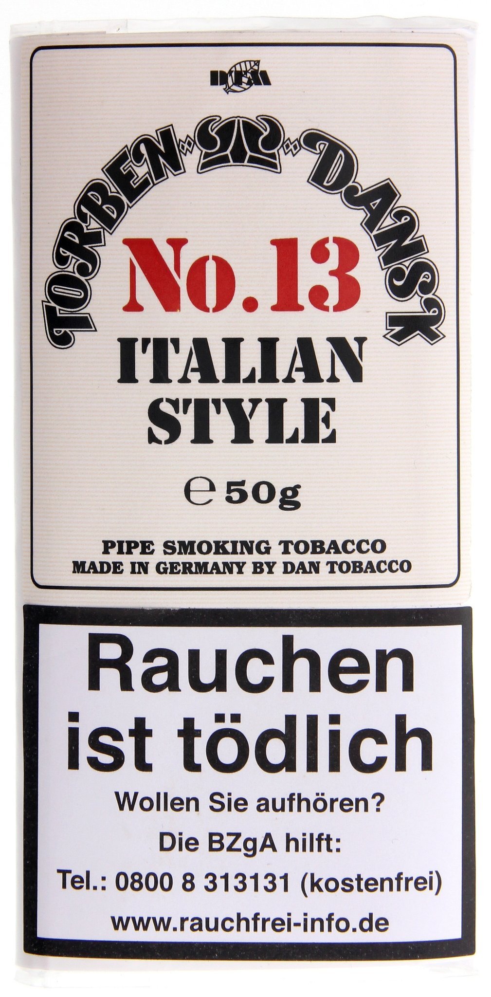 Dan Tobacco Torben Dansk No. 13 Italian Style 50g Pouch