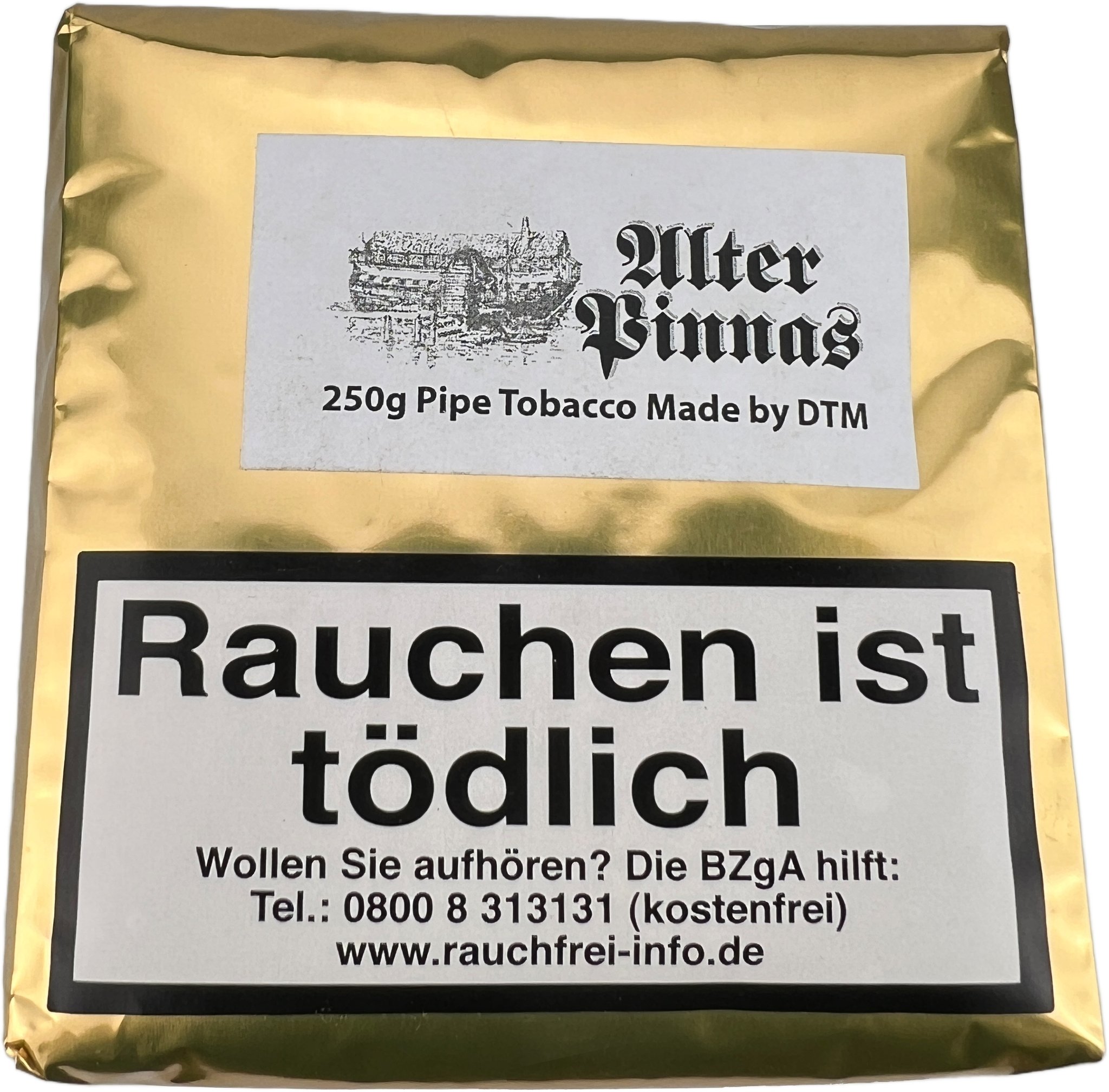 Dan Tobacco DTM Pfeifentabak Alter Pinnas 250g Pouch