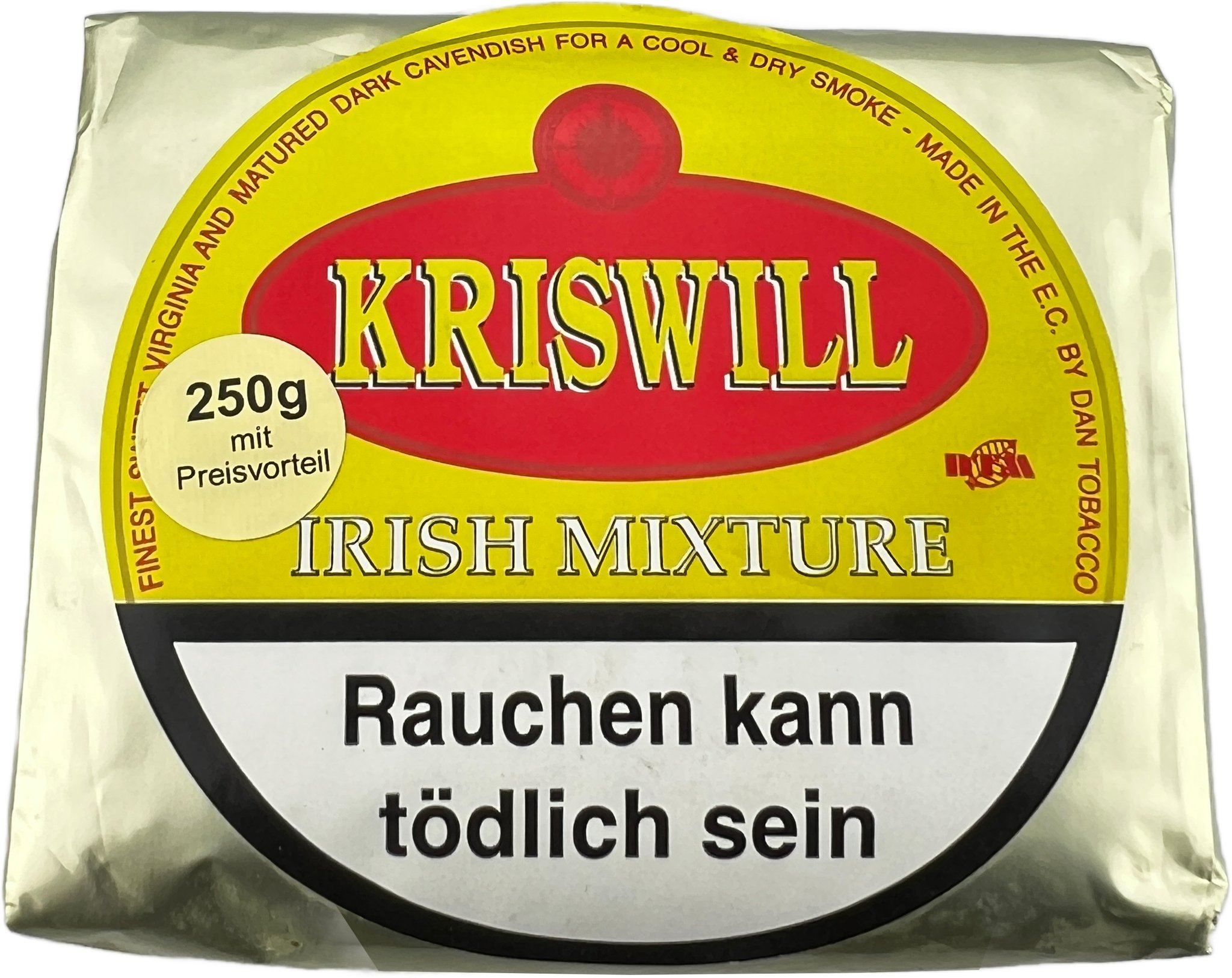Dan Tobacco DTM Pfeifentabak Kriswill Irish Mixture 250g Pouch