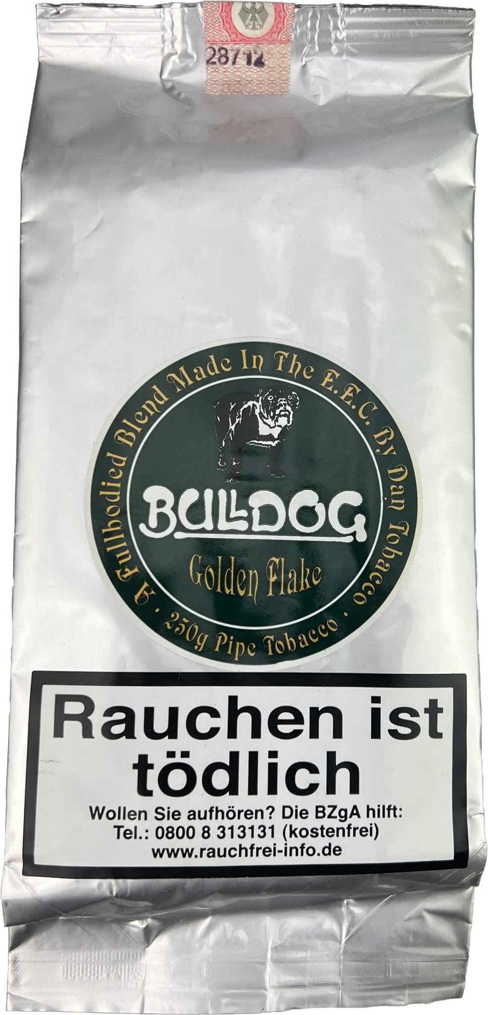 Dan Tobacco DTM Pfeifentabak Bulldog Golden Flake 250g Pouch