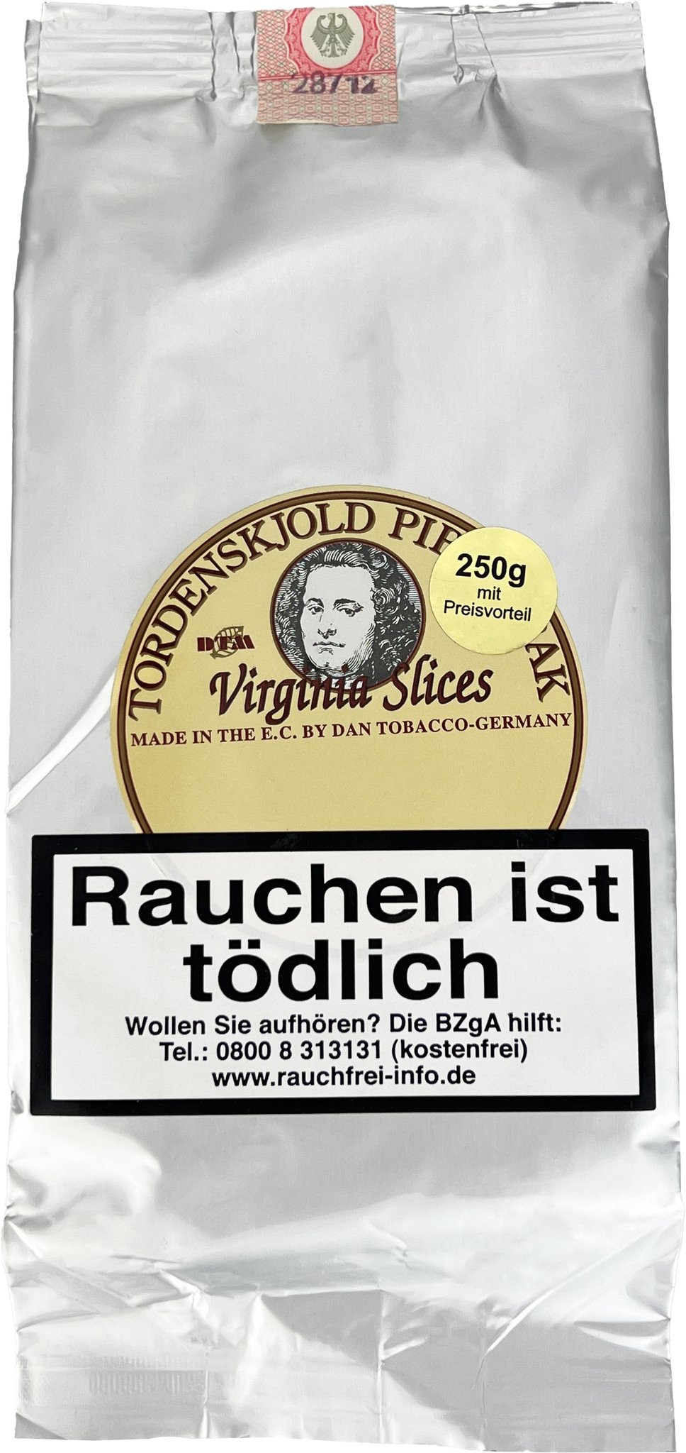 Tordenskjold Pibetobak Virginia Slices 250g_01