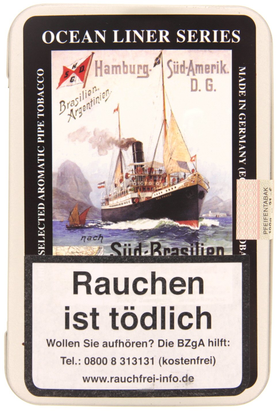 Dan Tobacco Ocean Liner Series Sweet & Easy 100g Dose (8072-100)