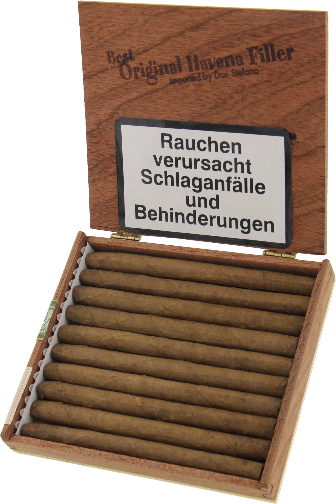 Don Stefano Best Original Havana Filler Small Panatelas Kiste offen
