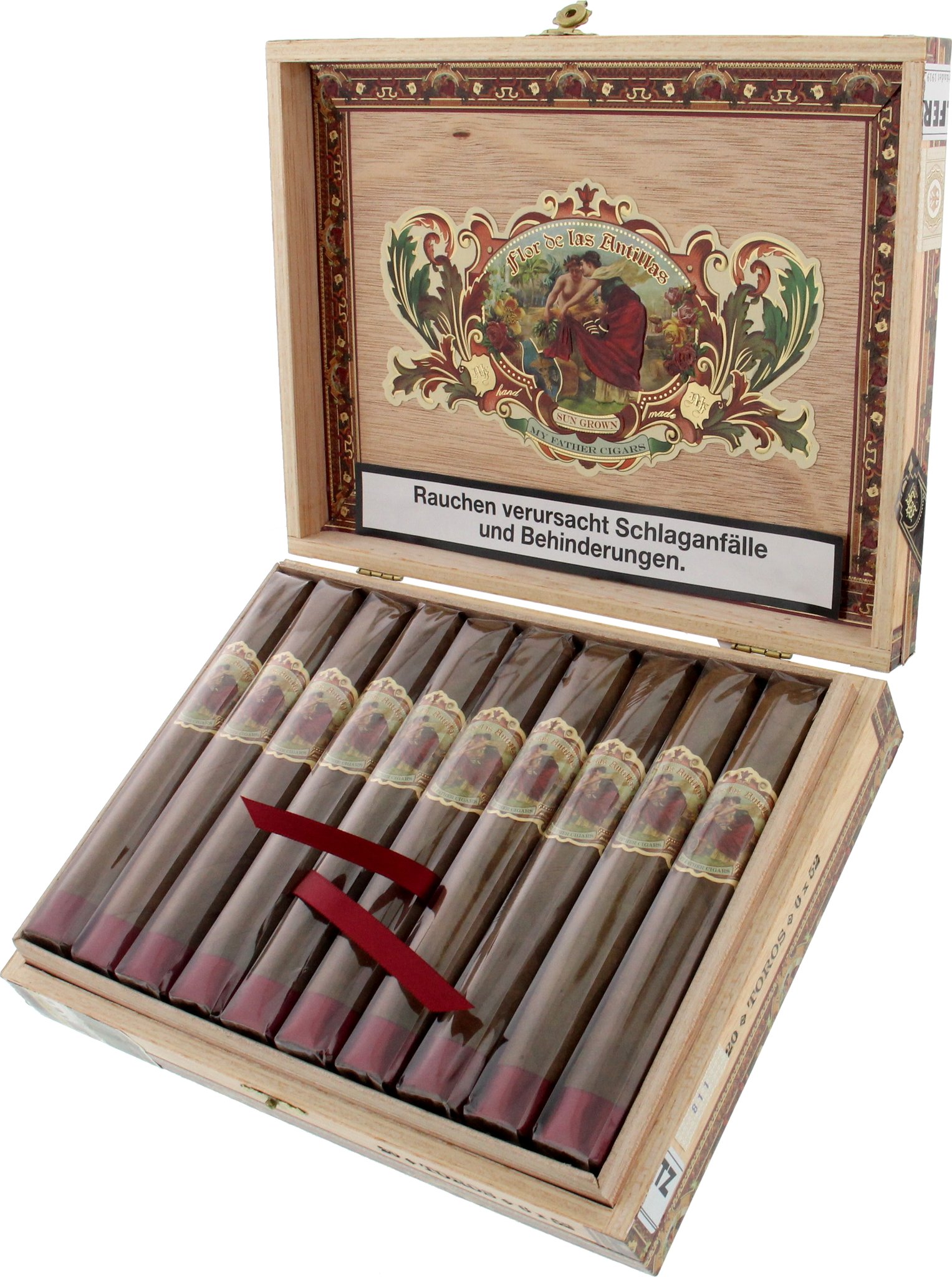 Don Pepin Flor de las Antillas Sun Grown Toro Kiste offen