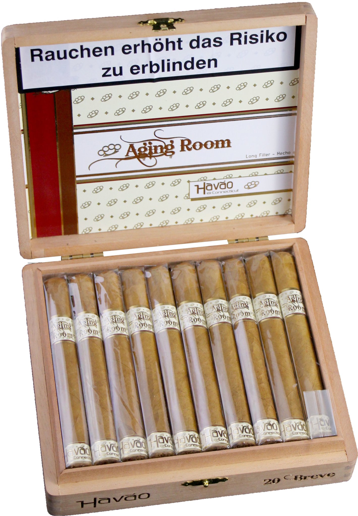 Aging Room Havao Breve (Petit Corona) Kiste offen