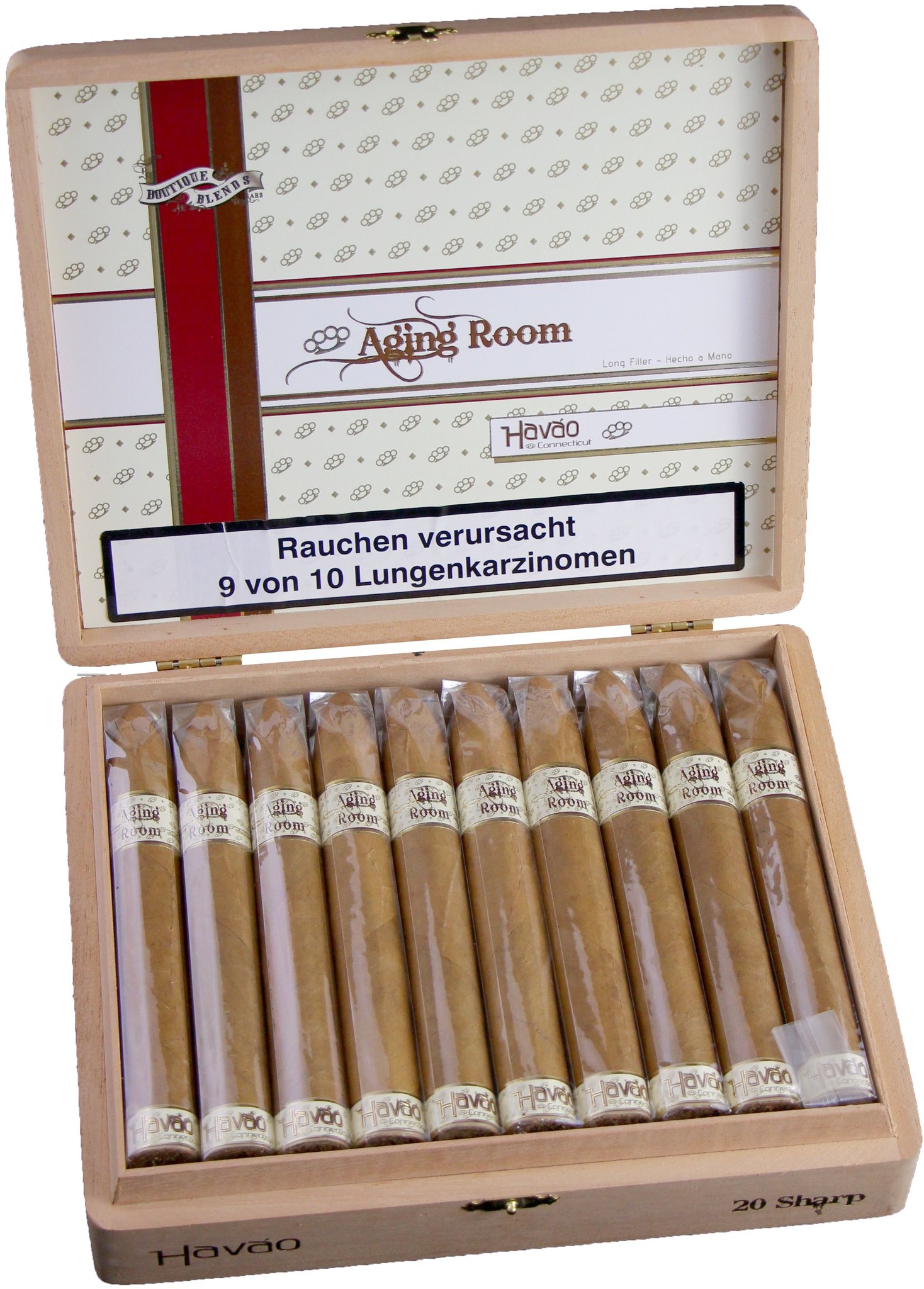 Aging Room Havao Sharp (Torpedo) Kiste offen