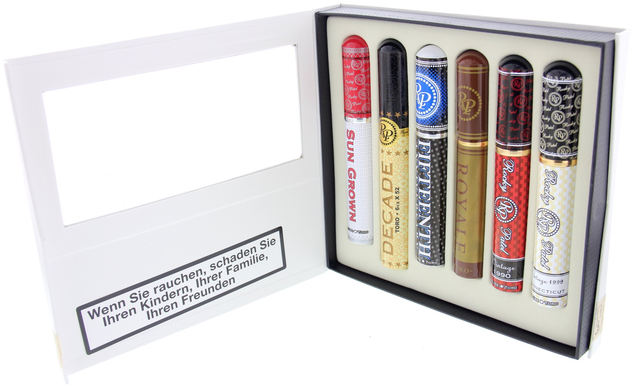 Rocky Patel Sampler Toro Tubo (6er Sampler) offen