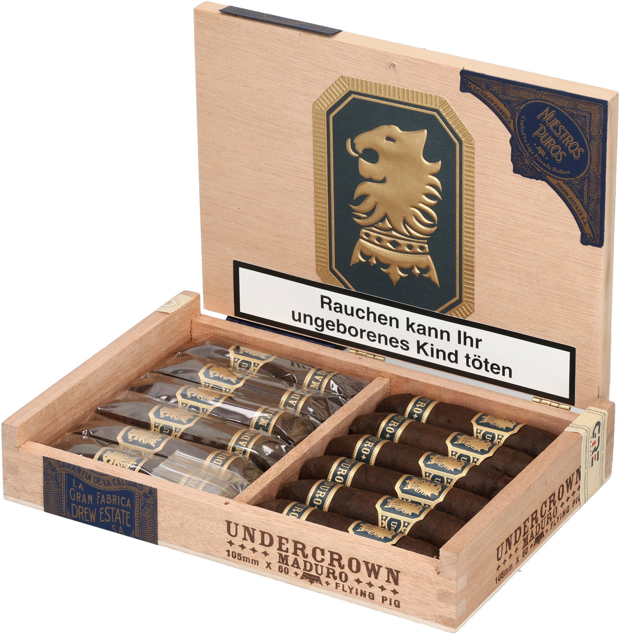 Maduro Flying Pig box open