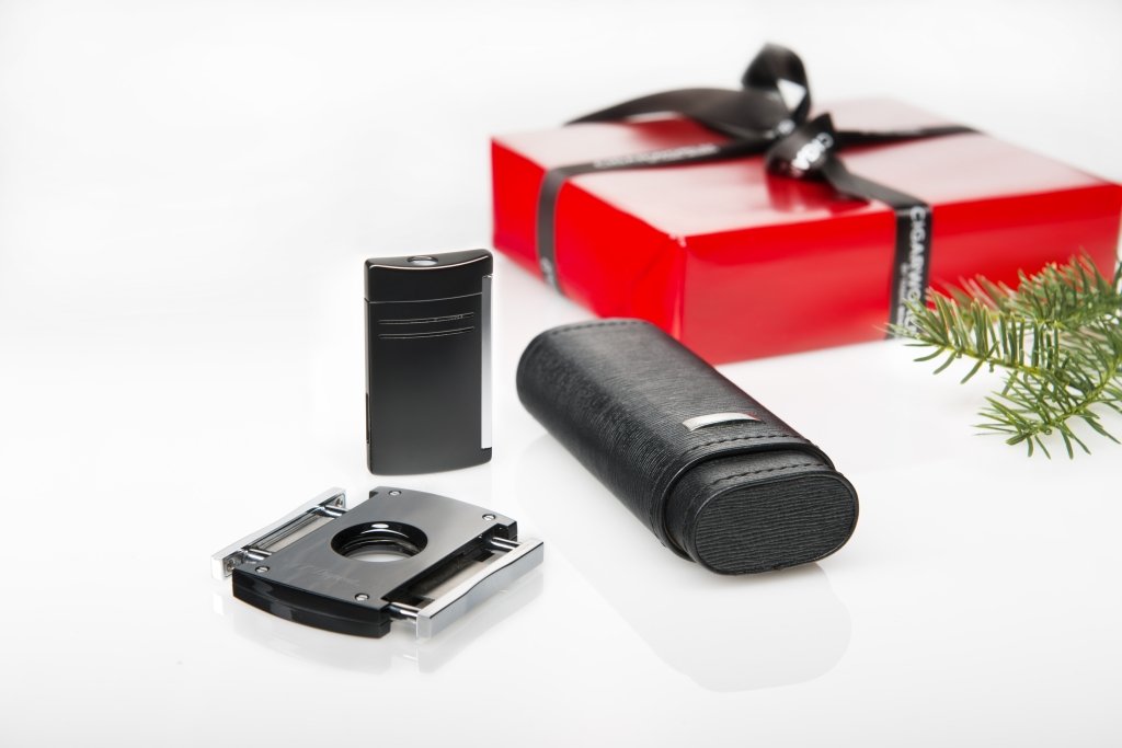 S.T. Dupont Geschenkset Maxijet Cutter (schwarz)