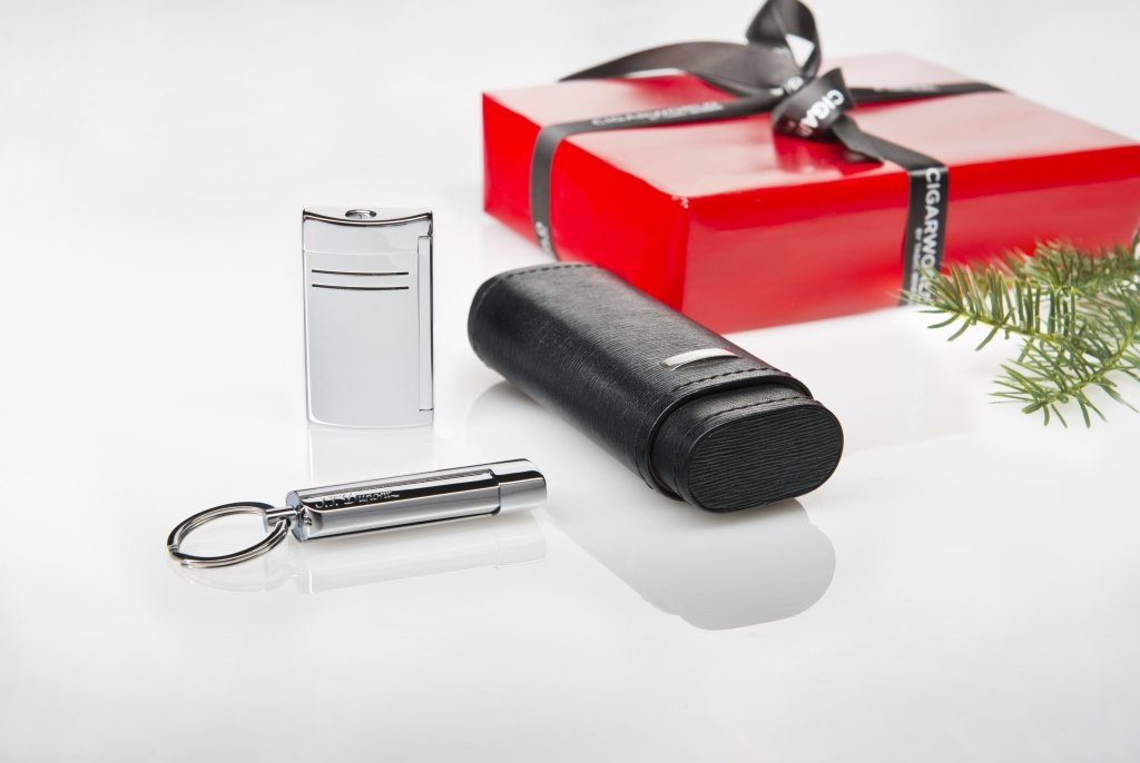 S.T. Dupont Geschenkset Maxijet Punch Geschenkset (chrom)