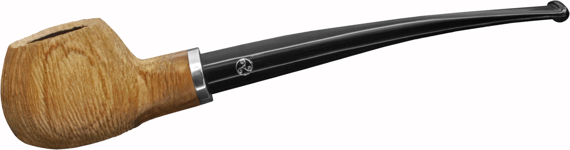 Rattray's Butcher Boy Modell 22 - Olive Sandblast (16162) langes Mundstück