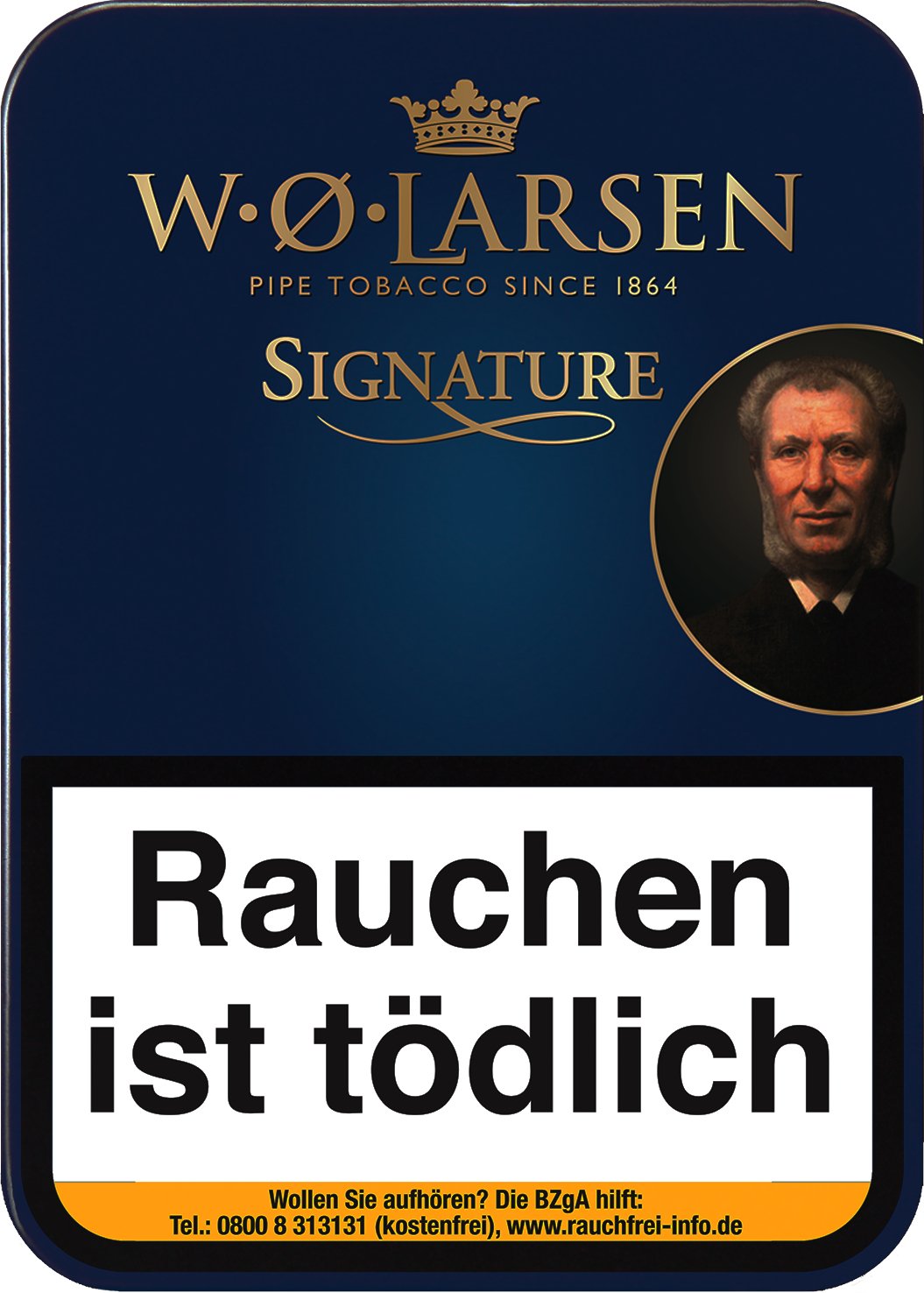 W.O. Larsen Pfeifentabak in Schmuckdose Signature 100g