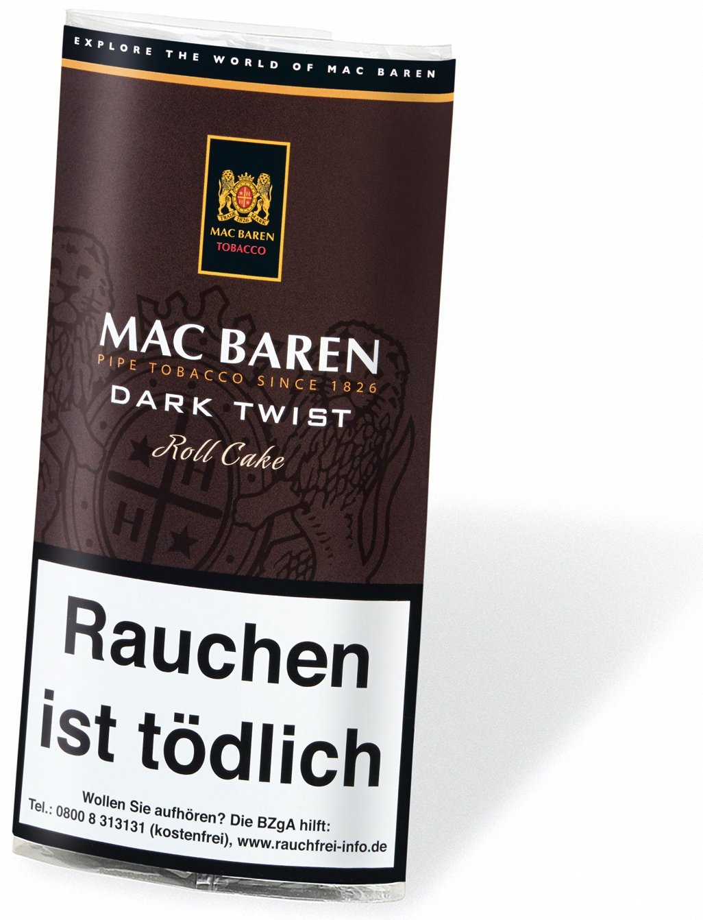 Mac Baren Dark Twist 50g Pouch seite