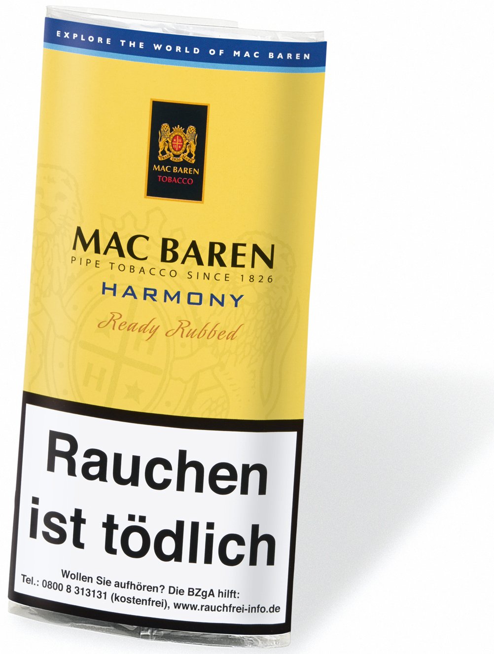 Mac Baren Pfeifentabak Harmony 50g Pouch seite