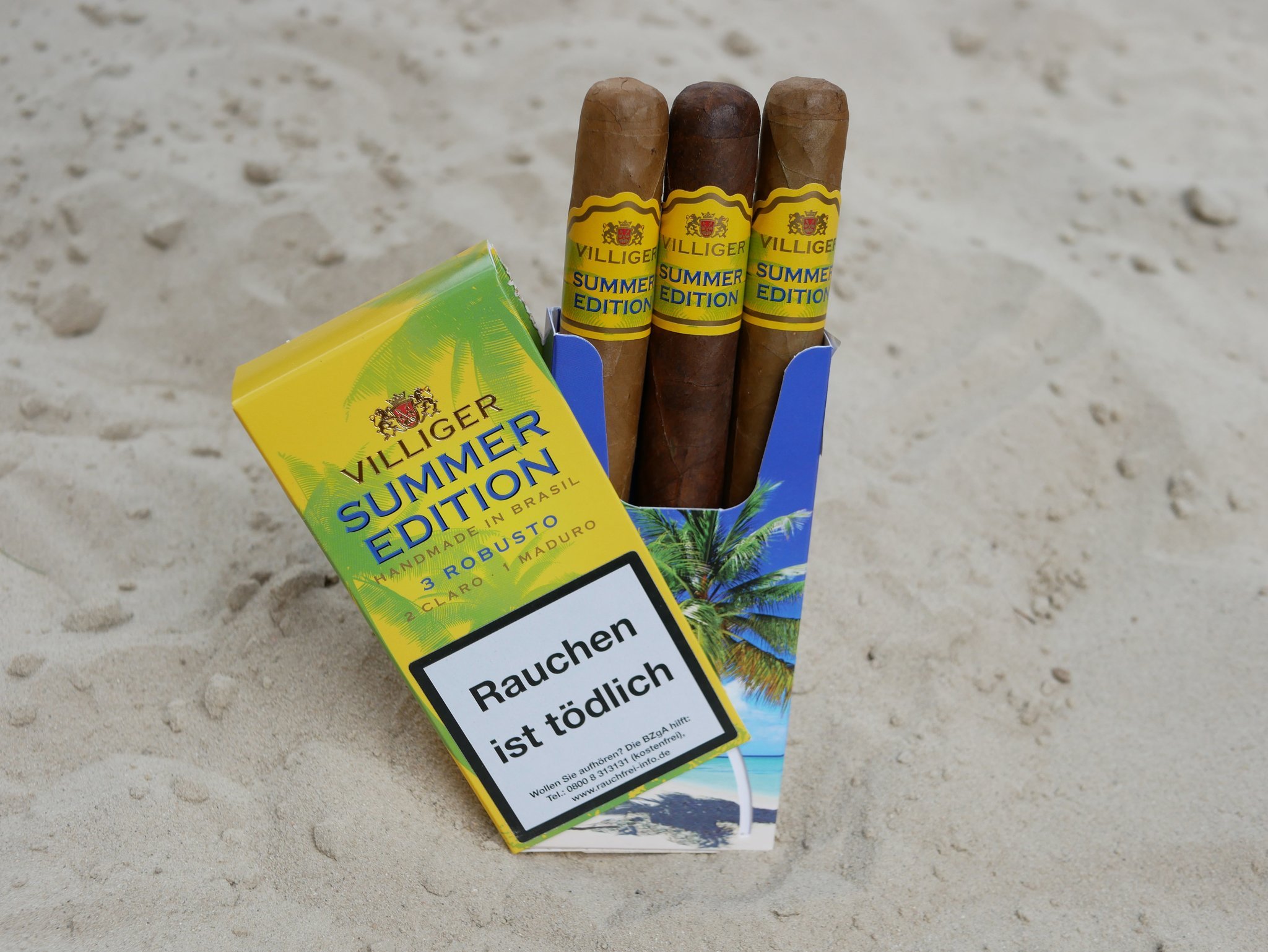 Villiger Sampler Summer Edition Robusto 2022 Stimmungsbild