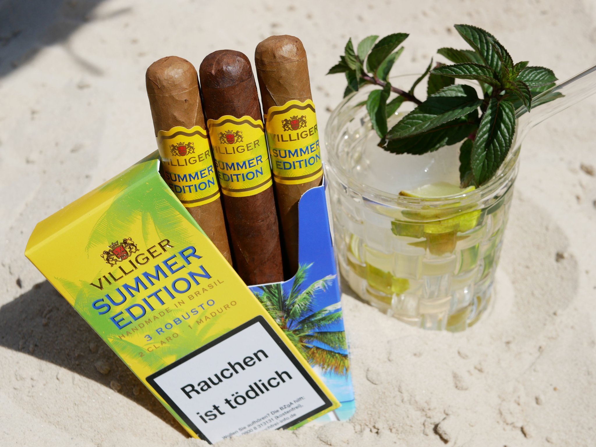 Villiger Sampler Summer Edition Robusto 2022 Stimmungsbild