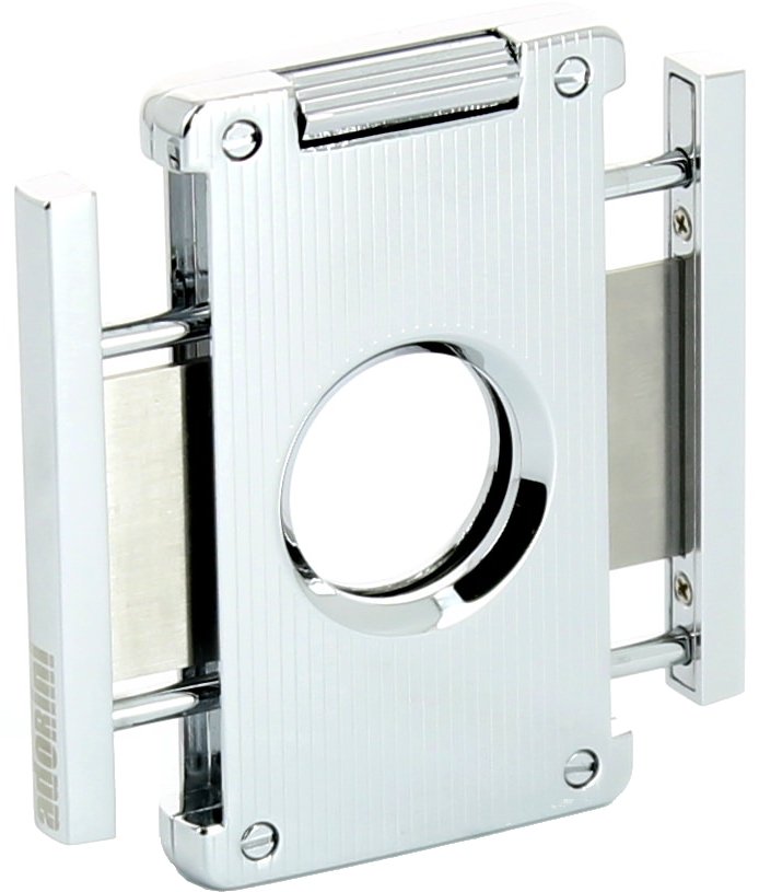 Adorini Neptun Doppelklingencutter chrom mit Solinger Klingen (6909) offen