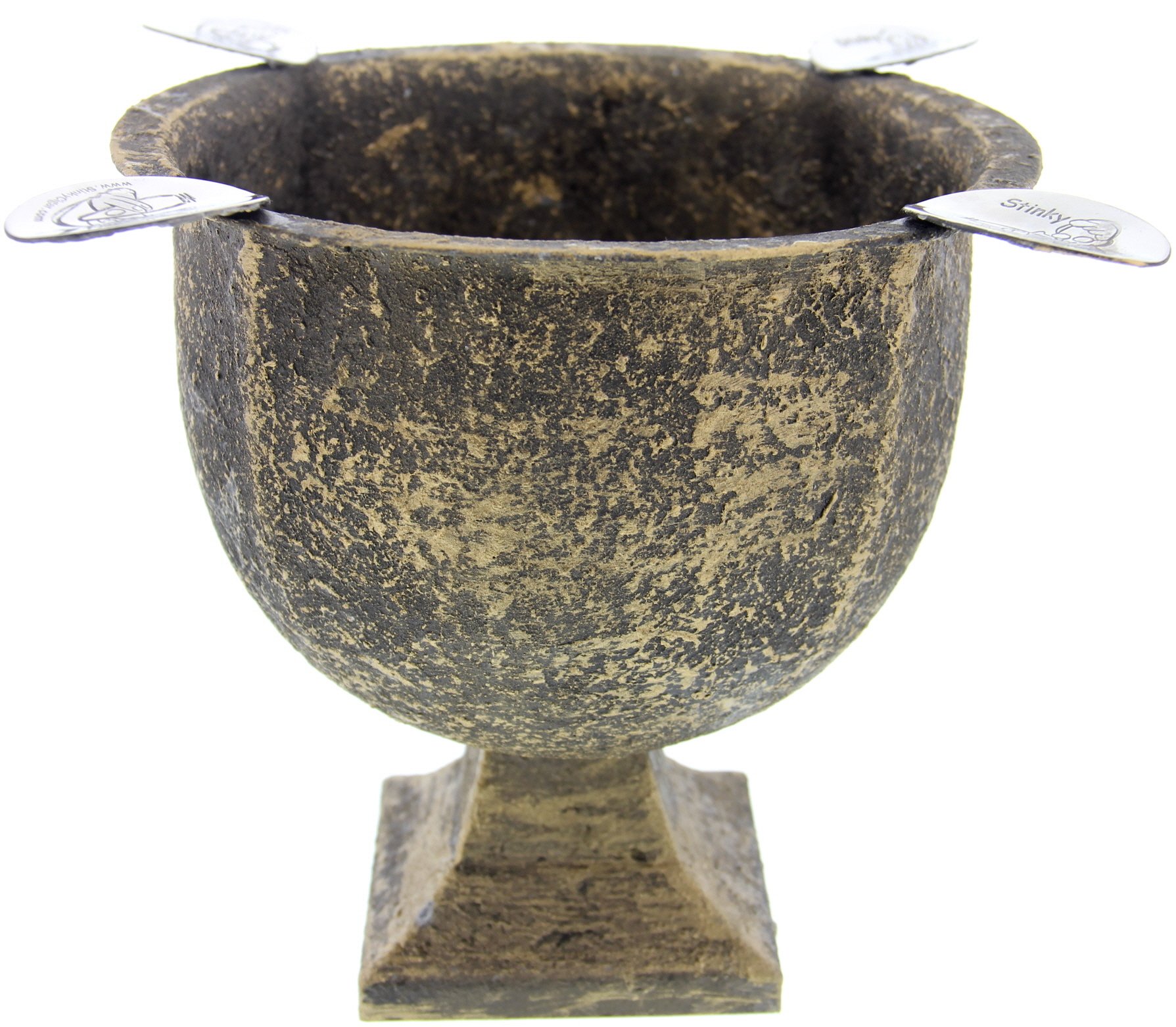 Stinky Ashtray Square Cast Gold (CA-ST-4CGD)