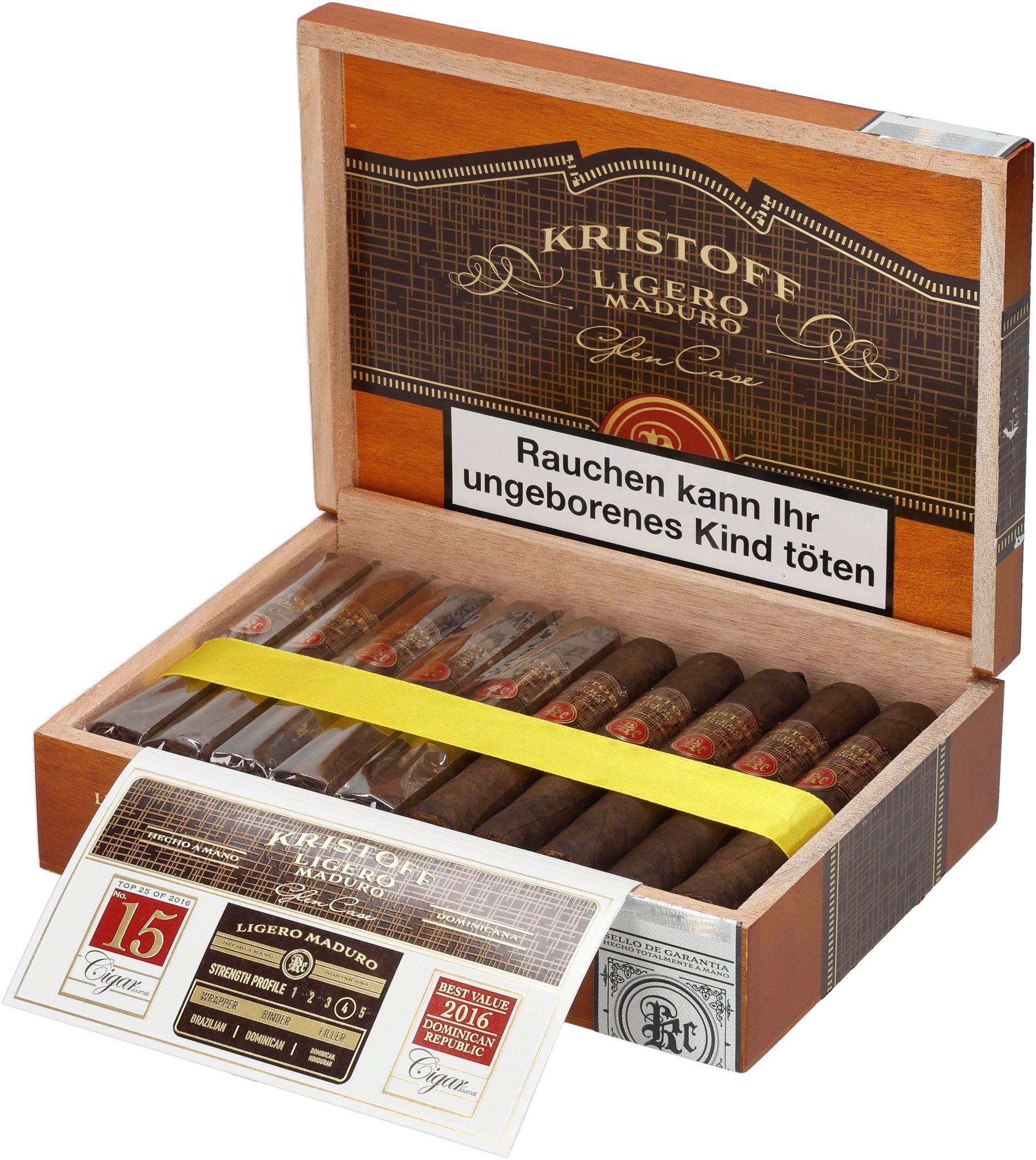 Ligero Maduro Robusto box open