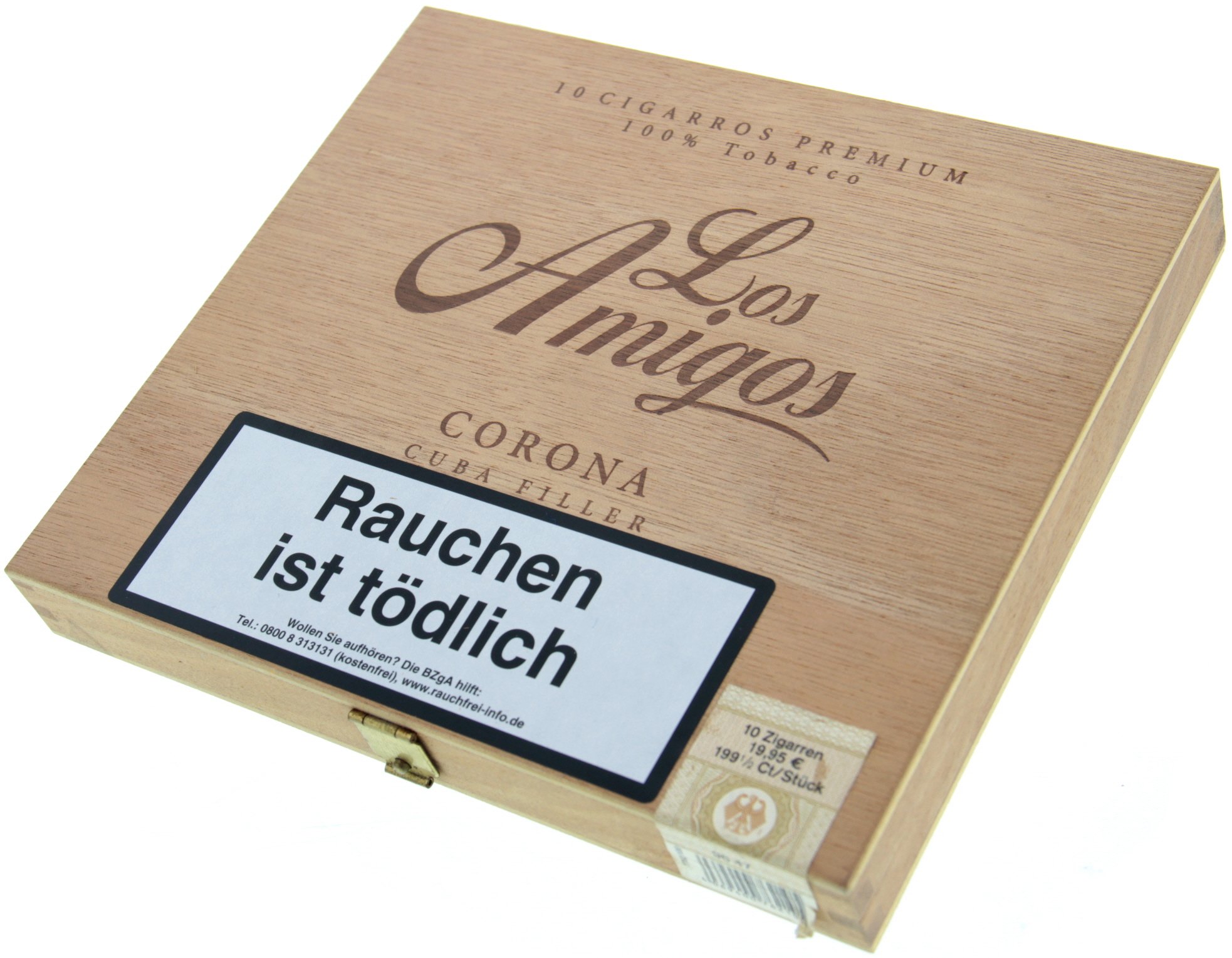 Los Amigos Cuban Filler 100% Tobacco Corona Kiste