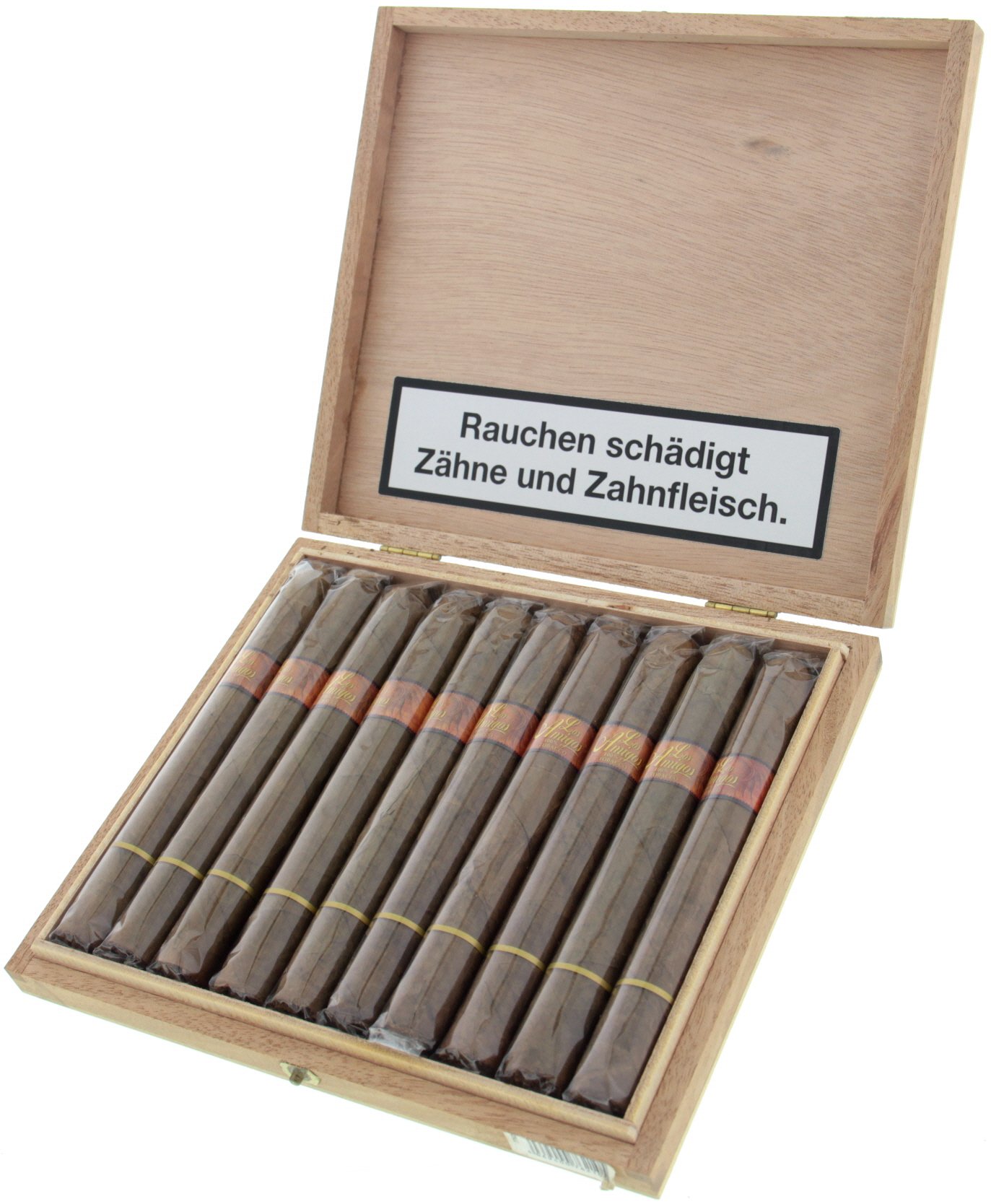 Los Amigos Cuban Filler 100% Tobacco Corona Kiste offen