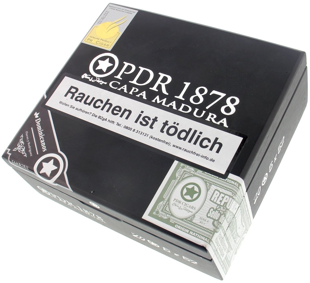 PDR 1878 Capa Madura C. Especial Robusto Kiste