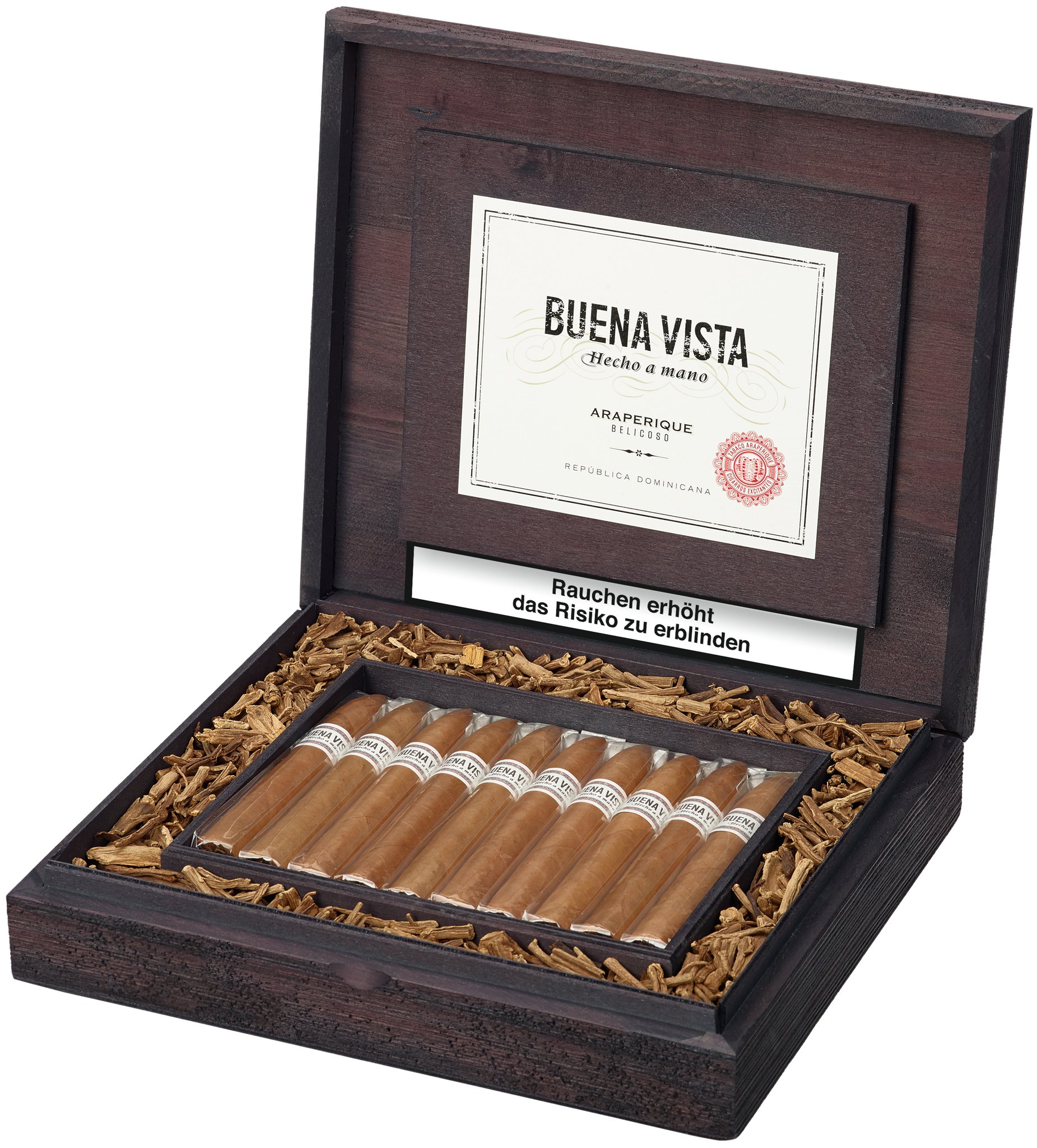 Buena Vista Araperique Belicoso 20er Kiste offen