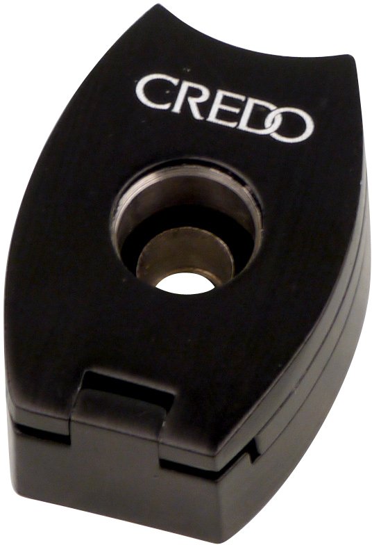 Credo Zigarrenbohrer oval 3-in-1 Punch Schwarz (592551)
