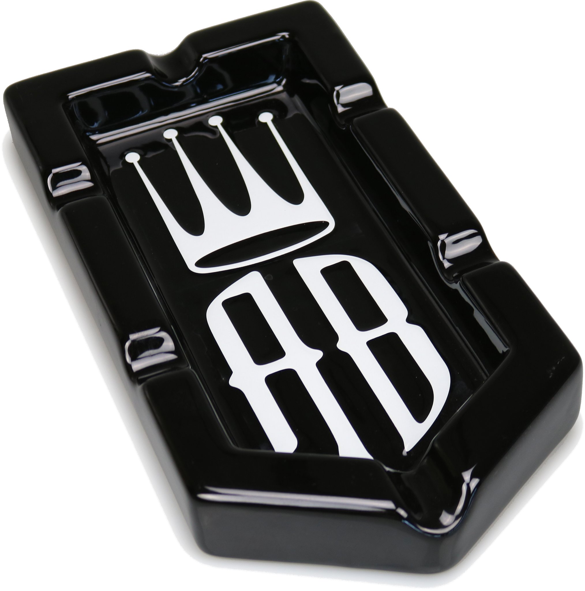 Alec Bradley Aschenbecher Badge schwarz (01702BK)