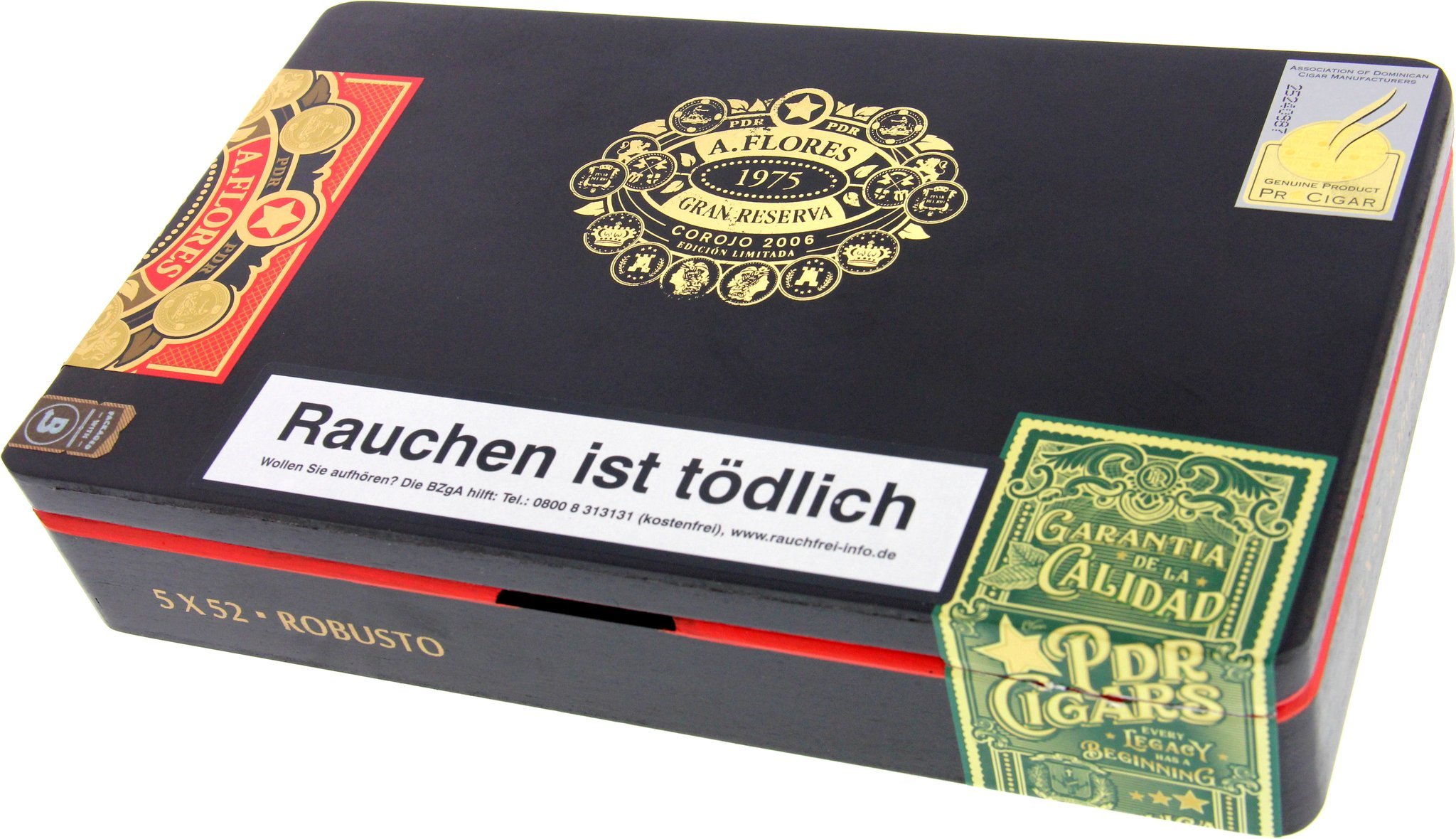 PDR Abe Flores 1975 Gran Reserva Corojo 2006 Robusto Kiste