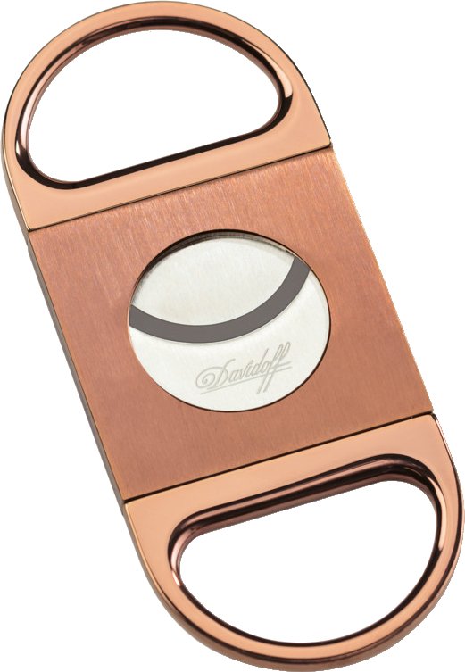 Davidoff Doppelklingen Cutter Edelstahl - gebürstet rosegold (117477)
