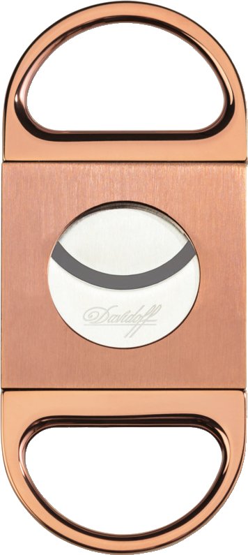 Davidoff Doppelklingen Cutter Edelstahl - gebürstet rosegold (117477) Detailbild