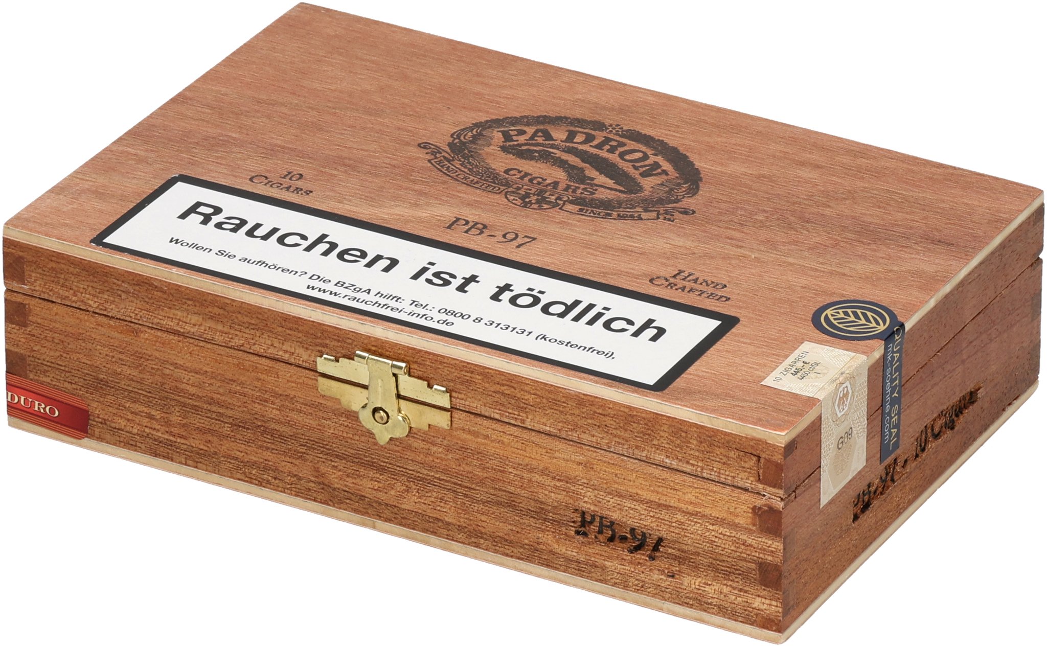 Black PB 97 Maduro Box