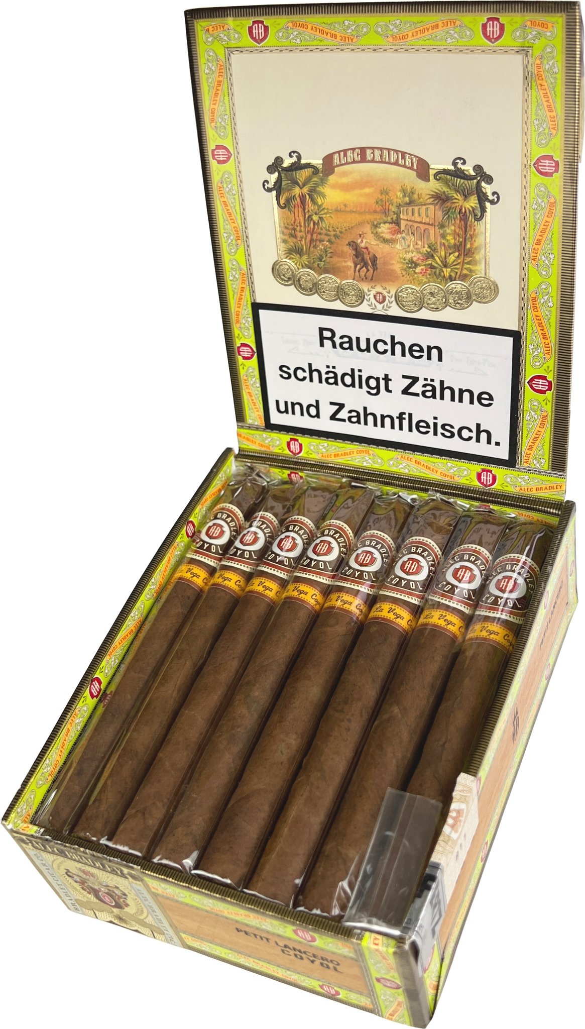 Alec Bradley Coyol Petit Lancero Kiste offen